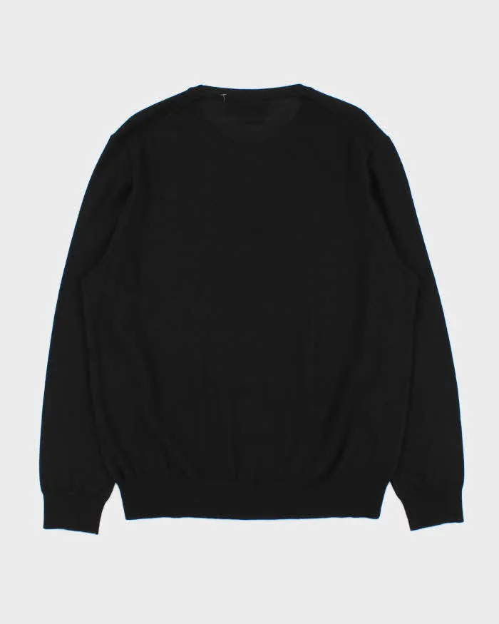 Vintage Polo Ralph Lauren Black Merino Wool Crewneck Knit Jumper - L sold by Rokit product image thumbnail 2