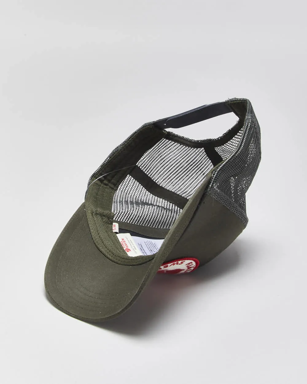 Fjallraven 1960 Logo Langtradarkeps Khaki Canvas Trucker Hat - S/M sold by Rokit product image thumbnail 5