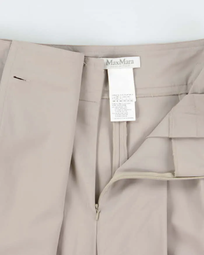 Vintage MaxMara Wool Paper Bag Waist Long Skort - S sold by Rokit product image thumbnail 5