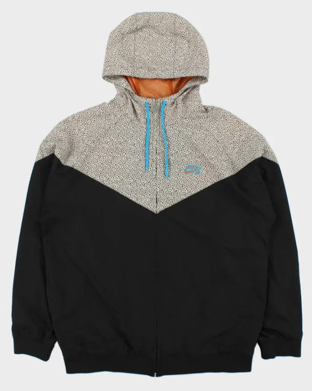 Vintage Y2K 00s Nike SB Patterned Soft Shell Windrunner Jacket - L made by Nike