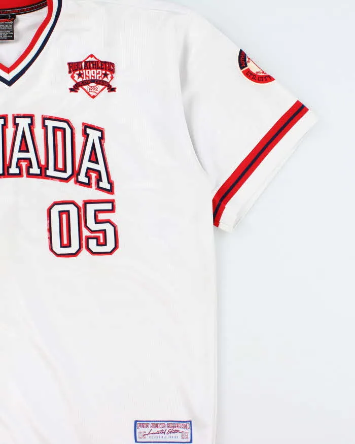 Vintage Y2K 00s Fubu Athletics Sports Collection Canada Baseball Jersey - XXL sold by Rokit product image thumbnail 3