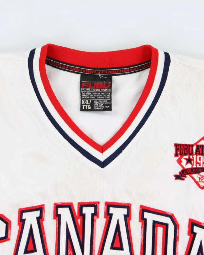Vintage Y2K 00s Fubu Athletics Sports Collection Canada Baseball Jersey - XXL sold by Rokit product image thumbnail 5