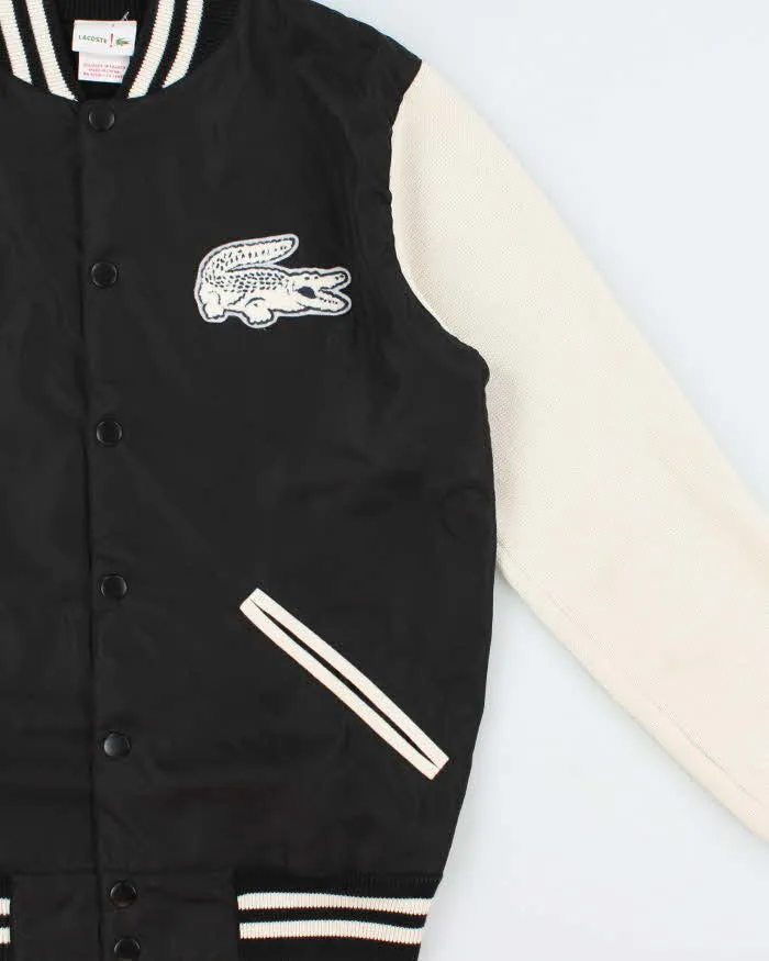 Vintage Y2K 00s Lacoste Knit Soft Shell Varsity Bomber Jacket - S sold by Rokit product image thumbnail 3