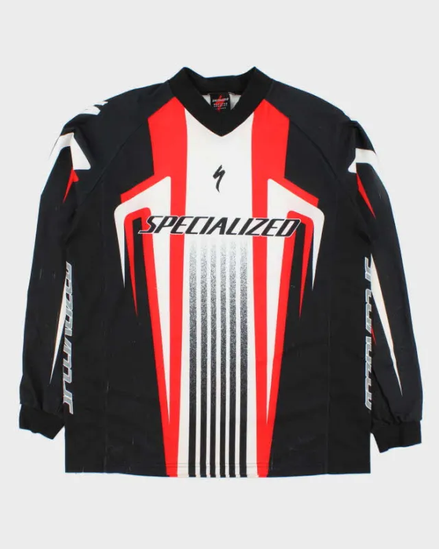 Vintage 1990s Specialized Made In USA Downhill MB Racing Jersey - L made by Rokit