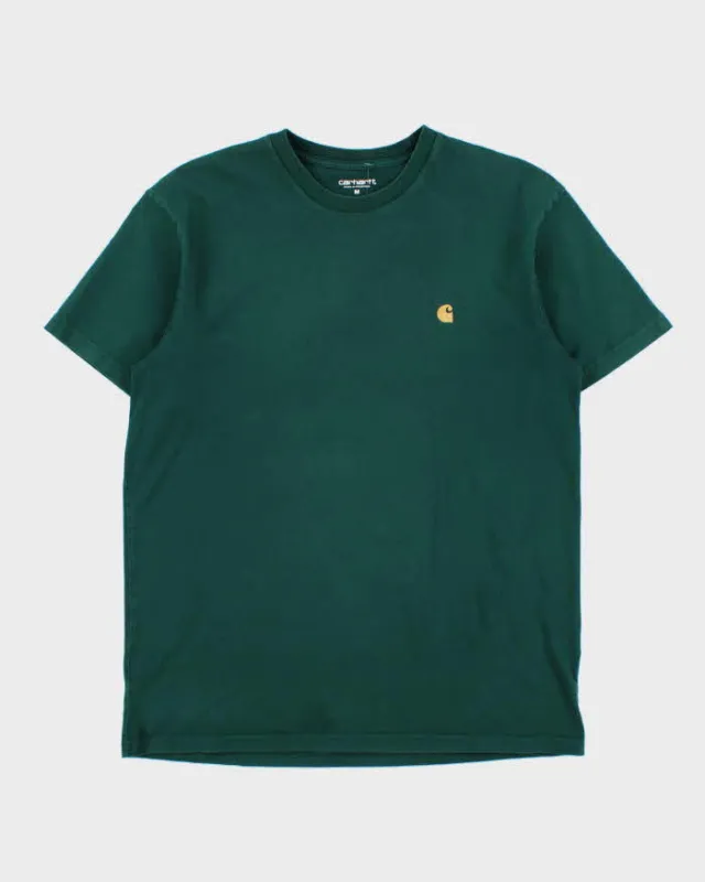 Vintage Carhartt Heavyweight Forest Green Chase Crewneck T-Shirt - M made by Carhartt
