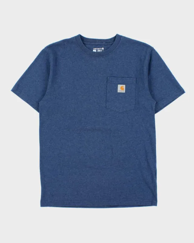 Vintage Carhartt Marl Heavyweight Loose Fit Crewneck Pocket T-Shirt - S made by Carhartt