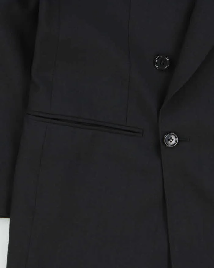 Vintage 1990s Yves Saint Laurent Wool Pinstripe Made In Canada Double Breasted Blazer - L sold by Rokit product image thumbnail 5