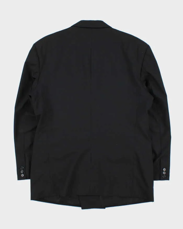 Vintage 1990s Yves Saint Laurent Wool Pinstripe Made In Canada Double Breasted Blazer - L sold by Rokit product image thumbnail 2