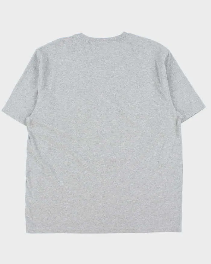 Vintage Carhartt Marl Grey Heavyweight Loose Fit Crewneck Pocket T-Shirt - L sold by Rokit product image thumbnail 2