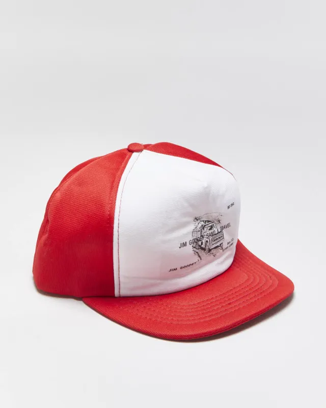 Vintage 1980s Jim Goodey Canada Flat Brim Snapback - OS made by Rokit