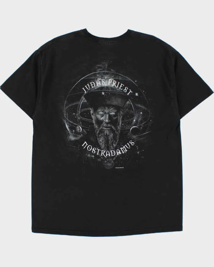 Vintage Judas Priest Nostradamus 2008 Tour Hanes Heavyweight Crewneck T-Shirt - XL sold by Rokit product image thumbnail 2