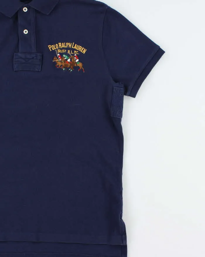 Vintage Polo Ralph Lauren Triple Pony 67 R.L. P.C #3 Custom Fit Short Sleeve Polo Shirt - S sold by Rokit product image thumbnail 3