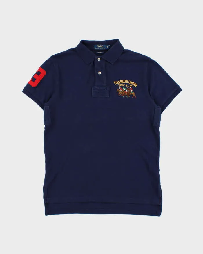 Vintage Polo Ralph Lauren Triple Pony 67 R.L. P.C #3 Custom Fit Short Sleeve Polo Shirt - S sold by Rokit