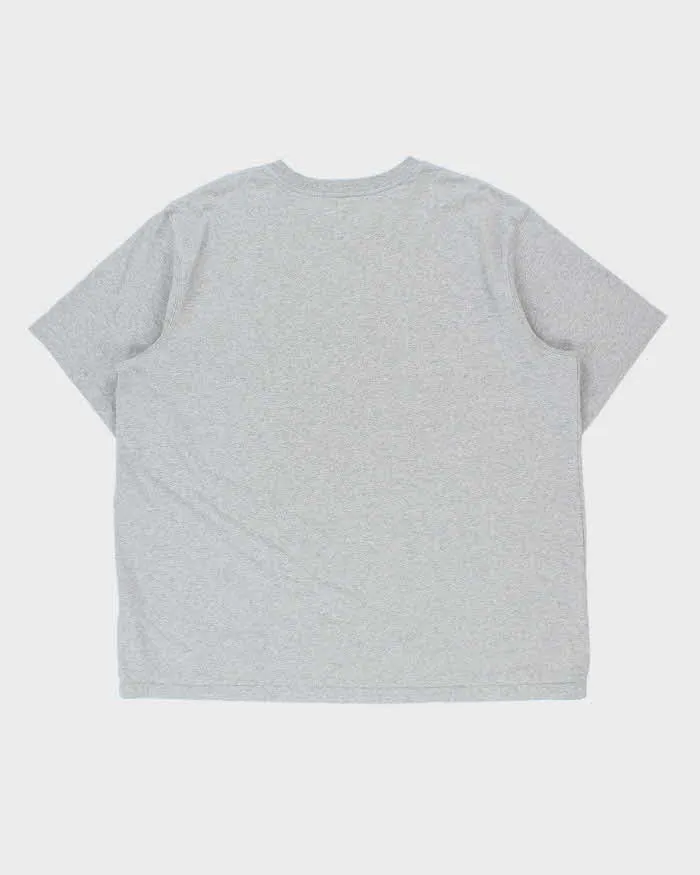 Vintage Carhartt Marl Grey Heavyweight Camo Logo Relaxed Fit Crewneck T-Shirt - XXL sold by Rokit product image thumbnail 2