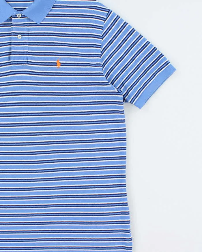 Vintage Y2K 00s Polo Ralph Lauren Classic Striped Short Sleeve Polo Shirt - L sold by Rokit product image thumbnail 3