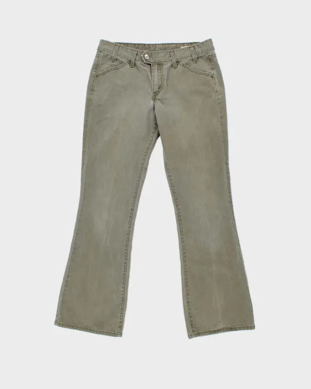Vintage 2003 Y2K Levi's Red Tab Khaki Low Rise Flap Pocket Bootcut Denim Jeans - W30 L30 made by Levi's
