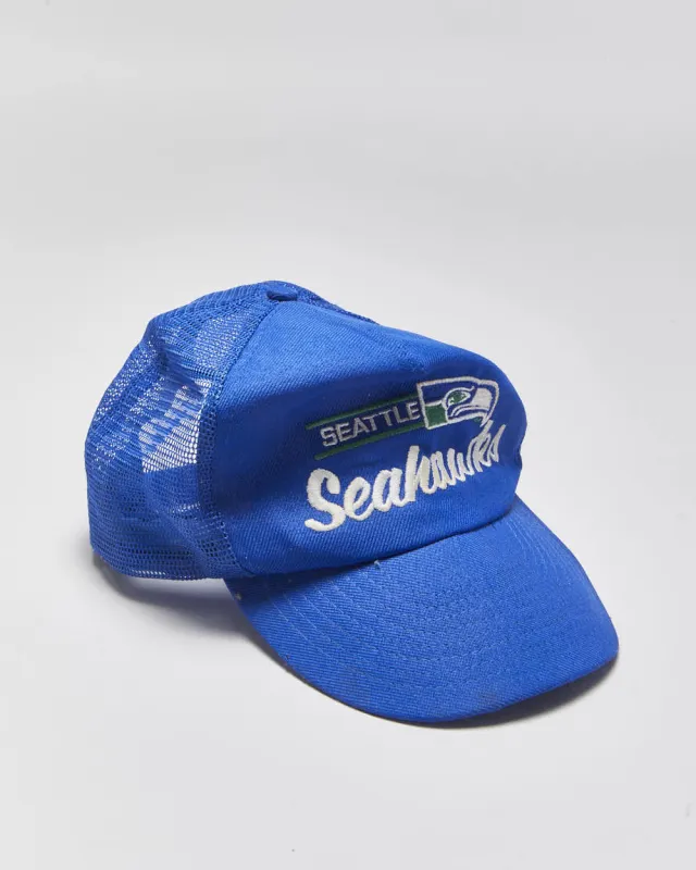 Vintage 1980s American Needle Seattle Seahawks NFL Otto Headwear Trucker Hat - OS made by NFL