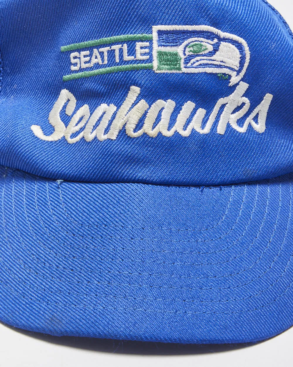 Vintage 1980s American Needle Seattle Seahawks NFL Otto Headwear Trucker Hat - OS sold by Rokit product image thumbnail 3