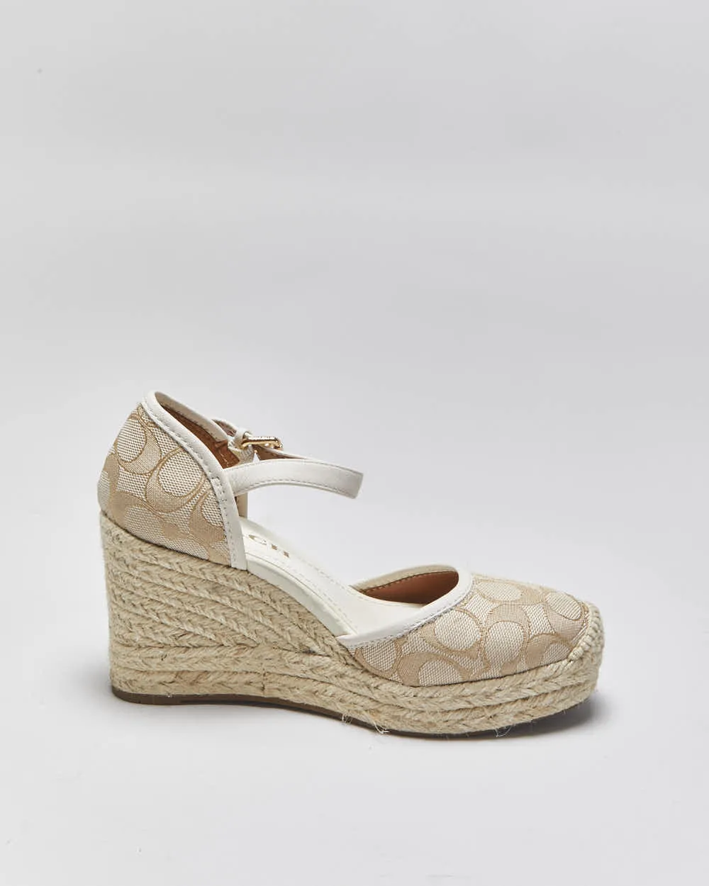 Vintage Y2k 2000s Coach Espadrille Wedges - UK3.5 sold by Rokit product image thumbnail 2