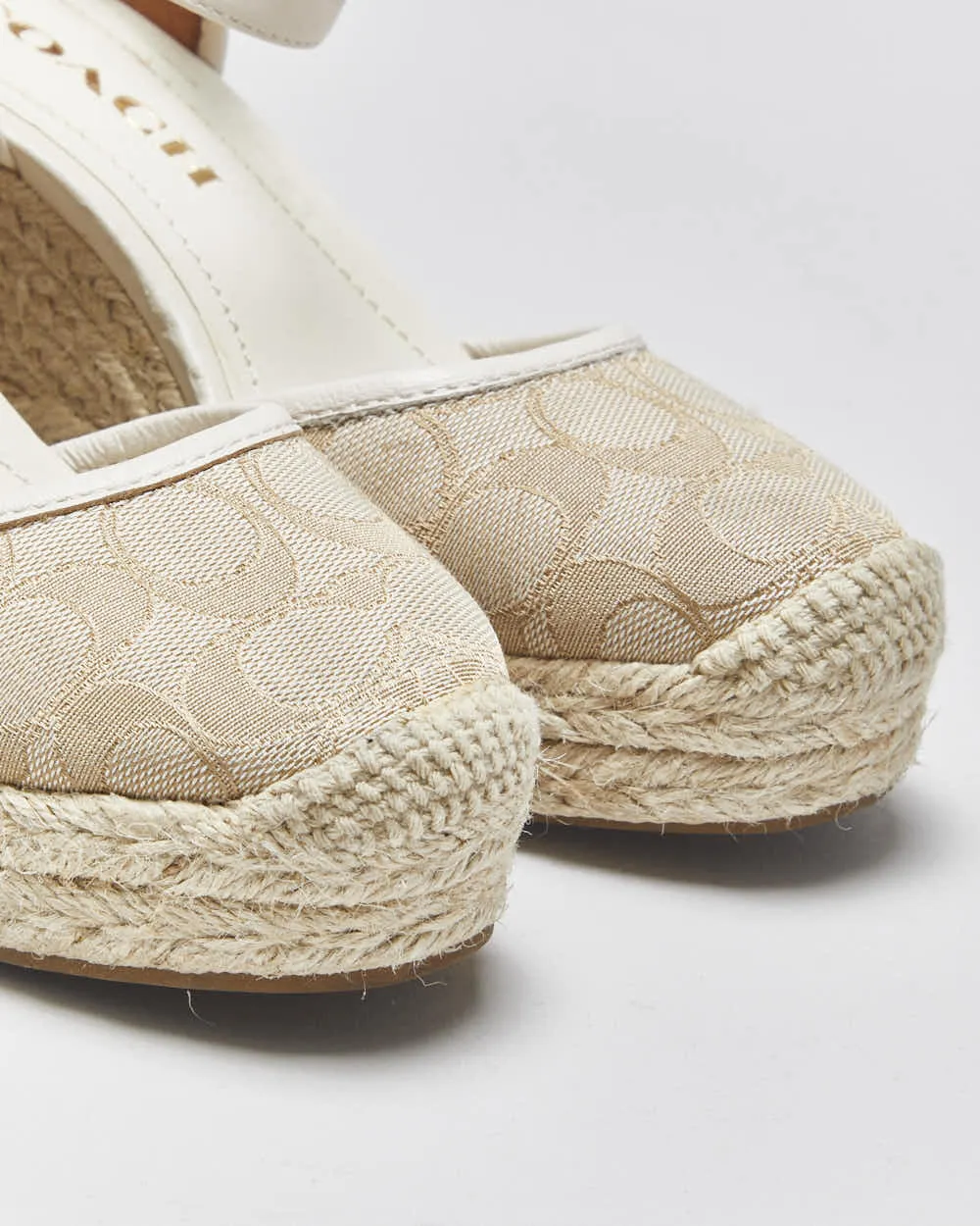 Vintage Y2k 2000s Coach Espadrille Wedges - UK3.5 sold by Rokit product image thumbnail 5