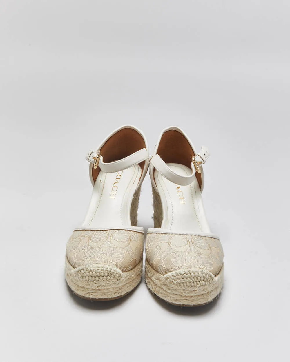 Vintage Y2k 2000s Coach Espadrille Wedges - UK3.5 sold by Rokit product image thumbnail 3