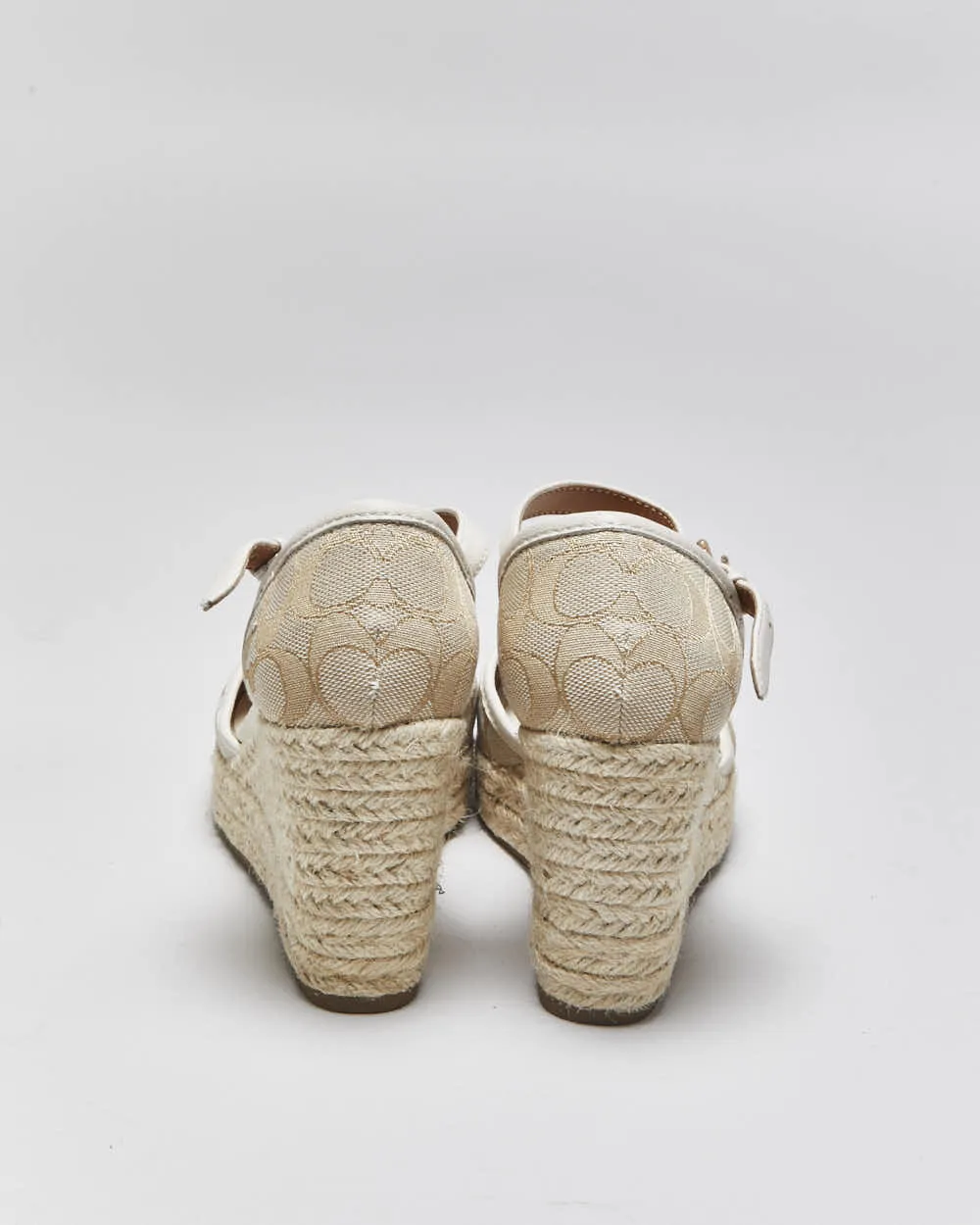 Vintage Y2k 2000s Coach Espadrille Wedges - UK3.5 sold by Rokit product image thumbnail 4