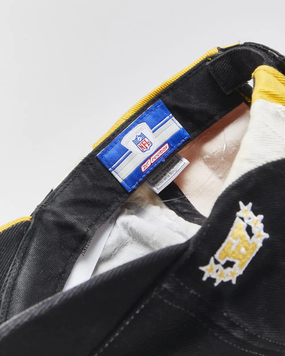 Vintage Y2K 00s Reebok Pittsburgh Steelers NFL Equipment Canvas Velcro Baseball Cap - OS sold by Rokit product image thumbnail 4