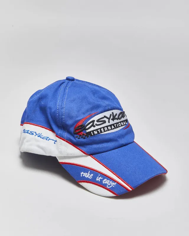 Vintage Y2K 00s EasyKart Racing Embroidered Canvas Velcro Baseball Cap - OS made by Rokit