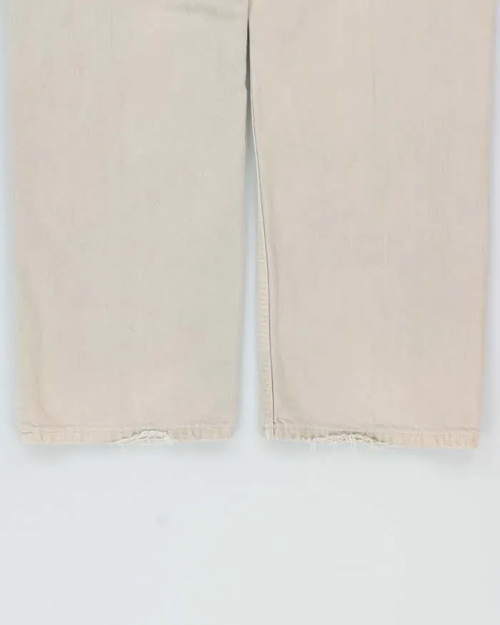 Vintage Y2K 00s Levi's 559 Khaki Relaxed Straight Fit Denim Jeans - W36 L30 sold by Rokit product image thumbnail 5