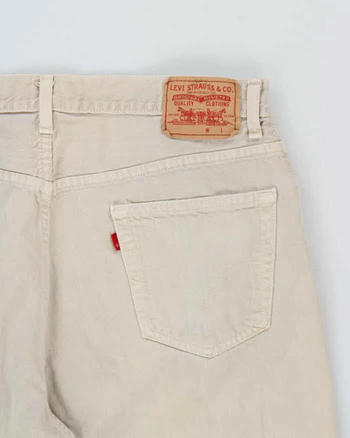 Vintage Y2K 00s Levi's 559 Khaki Relaxed Straight Fit Denim Jeans - W36 L30 sold by Rokit product image thumbnail 4