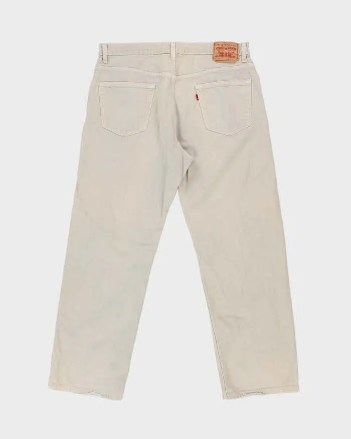 Vintage Y2K 00s Levi's 559 Khaki Relaxed Straight Fit Denim Jeans - W36 L30 sold by Rokit product image thumbnail 2