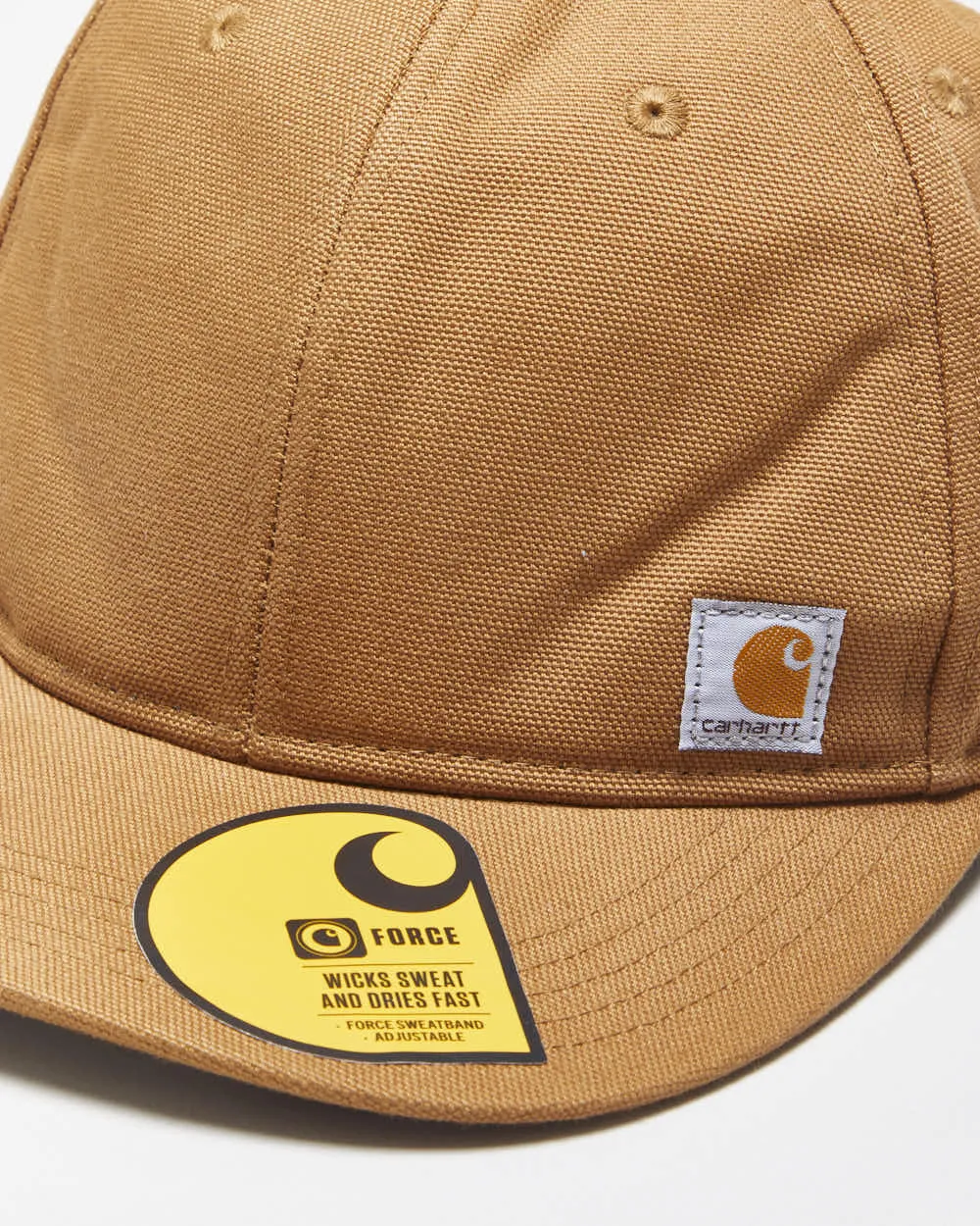 DSWT Carhartt Tan Firm Duck Canvas Flat Brim Snapback - OS sold by Rokit product image thumbnail 3