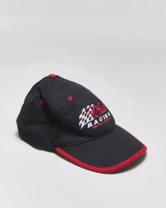 Vintage Y2K 00s Budweiser Racing Canvas Velcro Baseball Cap - OS made by Rokit
