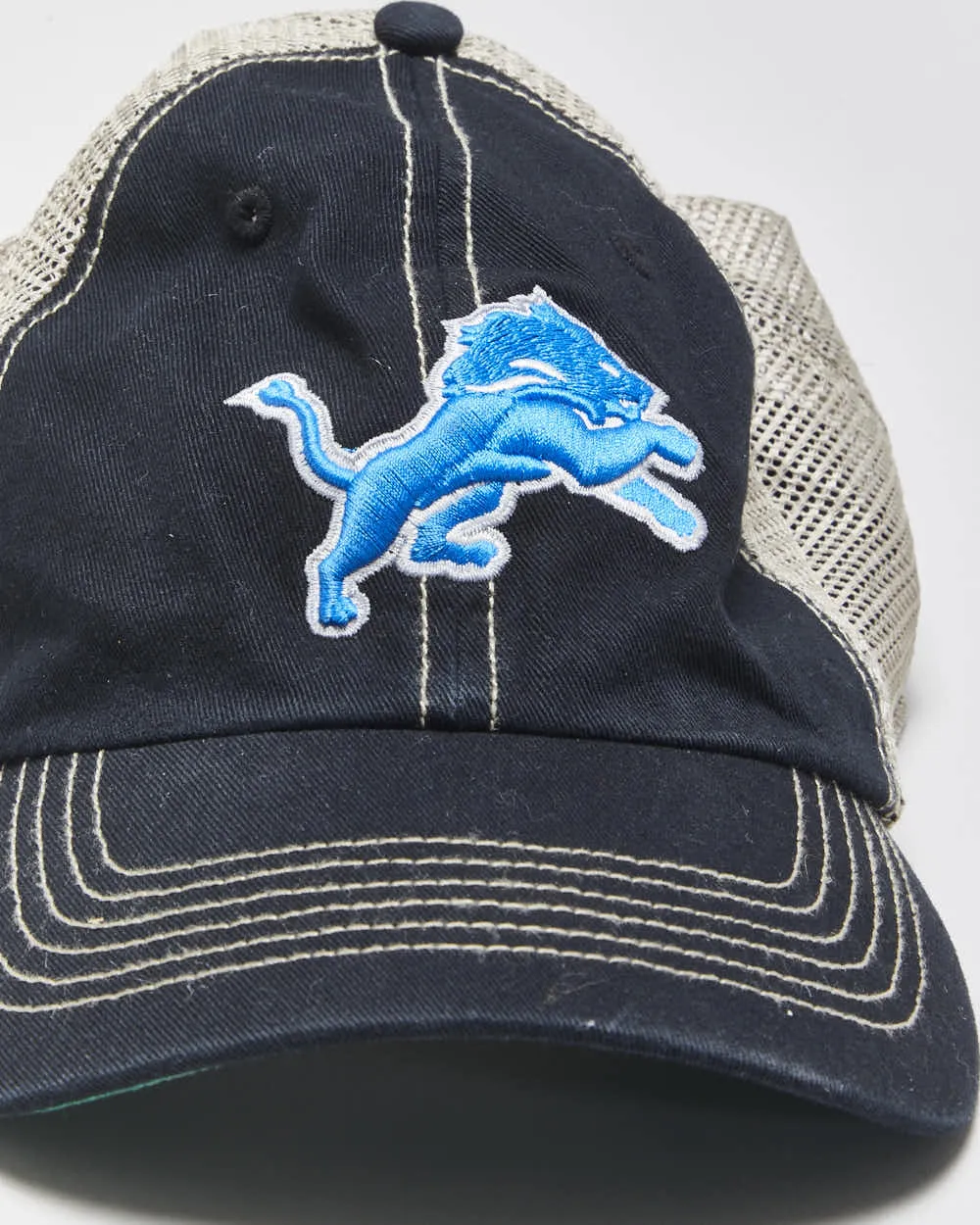 Vintage '47 Brand Detroit Lions NFL Canvas Trucker Hat - OS sold by Rokit product image thumbnail 3