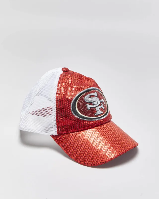 Vintage '47 Brand San Francisco 49ers Sequin NFL Trucker Hat - OS made by NFL