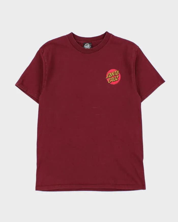 Vintage Y2K 00s Santa Cruz Skateboards Meek Slasher Heavyweight Crewneck T-Shirt - M sold by Rokit