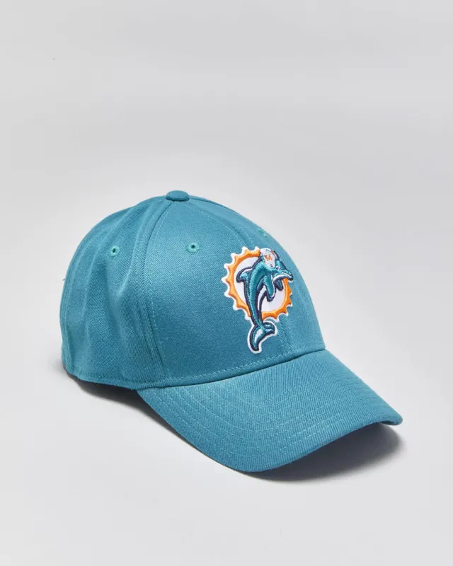 Vintage Y2K 00s Reebok Miami Dolphins NFL On Field Equipment FlexFit Baseball Cap - OS made by Rokit