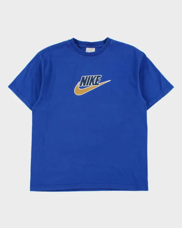 Vintage Y2K 00s Nike Heavyweight Silver Tag Made In Canada Classic Crewneck T-Shirt - M made by Nike