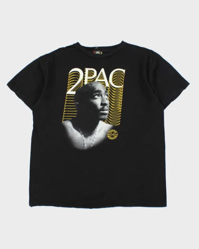 Vintage 2PAC Tupac Shakur Cross Colours Graphic Crewneck T-Shirt - L made by Rokit