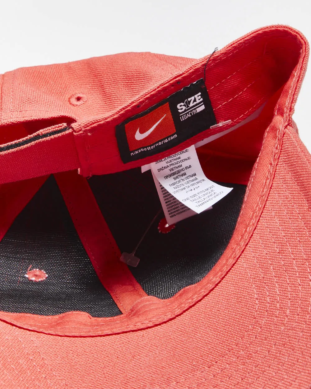 Vintage Nike PSG FC Embroidered Canvas Velcro Baseball Cap - OS sold by Rokit product image thumbnail 4