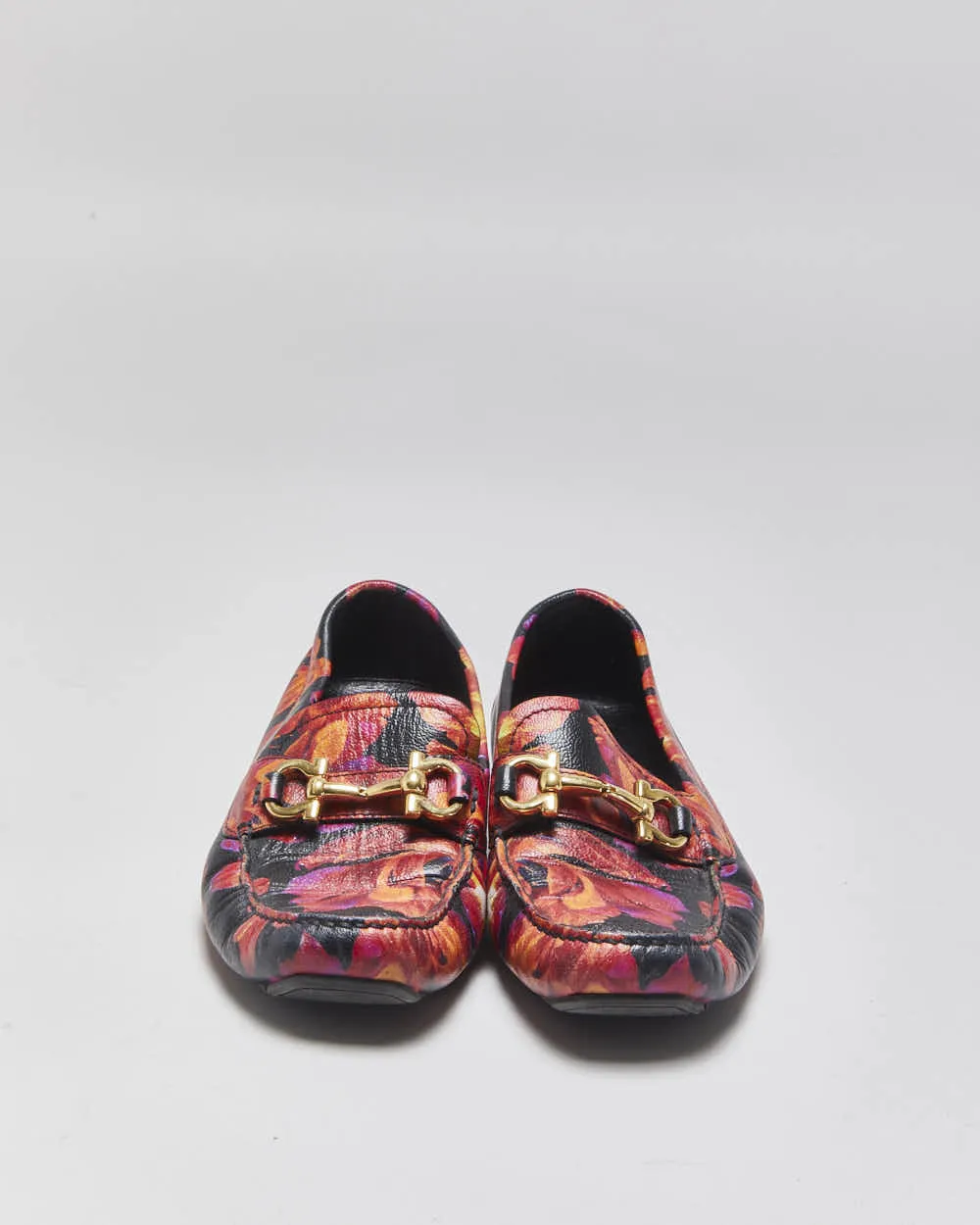 Vintage Salvatore Ferragamo Floral Loafers - UK5 sold by Rokit product image thumbnail 3