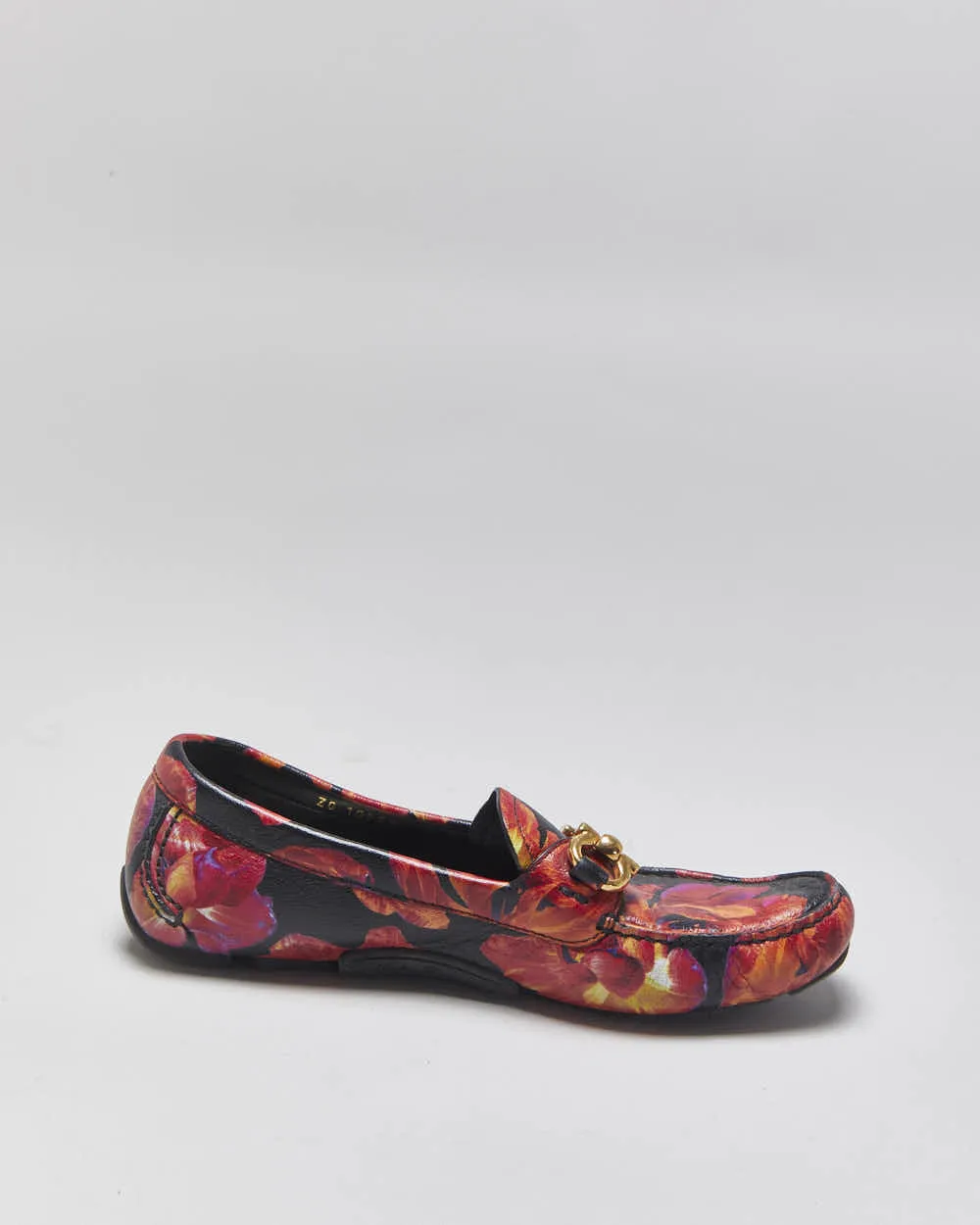 Vintage Salvatore Ferragamo Floral Loafers - UK5 sold by Rokit product image thumbnail 2