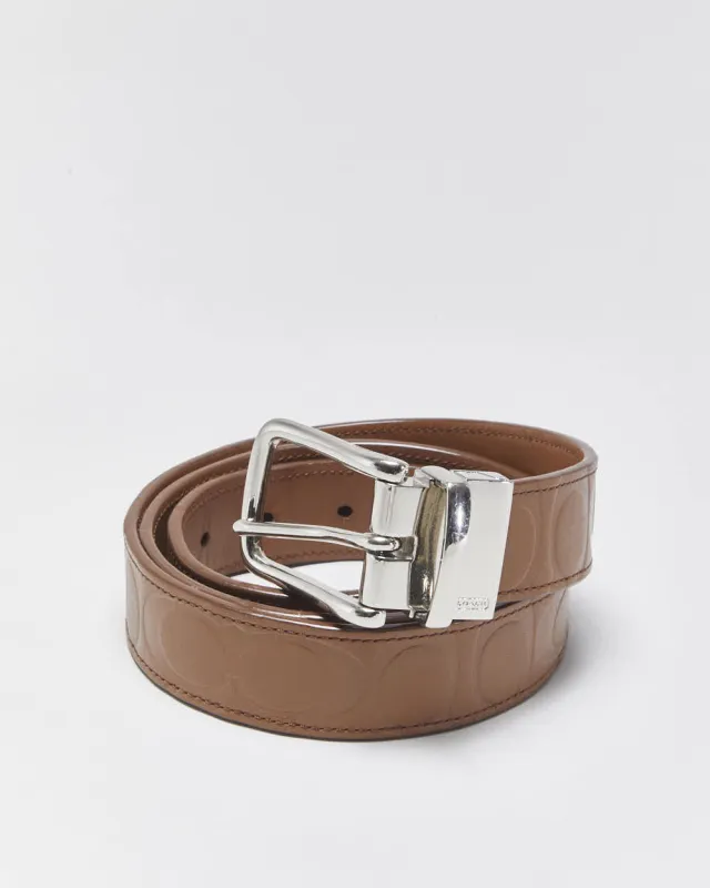 Vintage Coach Embossed Belt - W35-W39 made by Coach