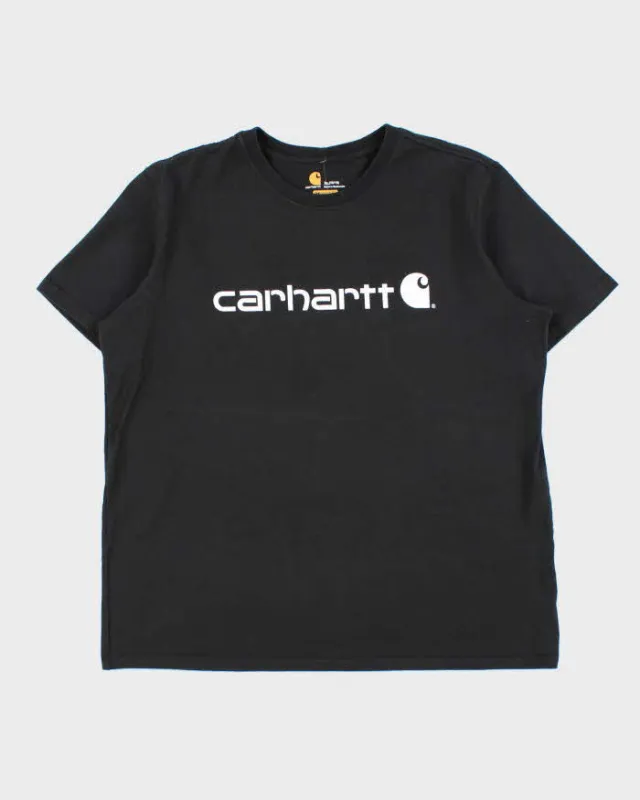 Vintage Carhartt Women's Heavyweight Logo Loose Original Fit Crewneck T-Shirt - XL made by Carhartt