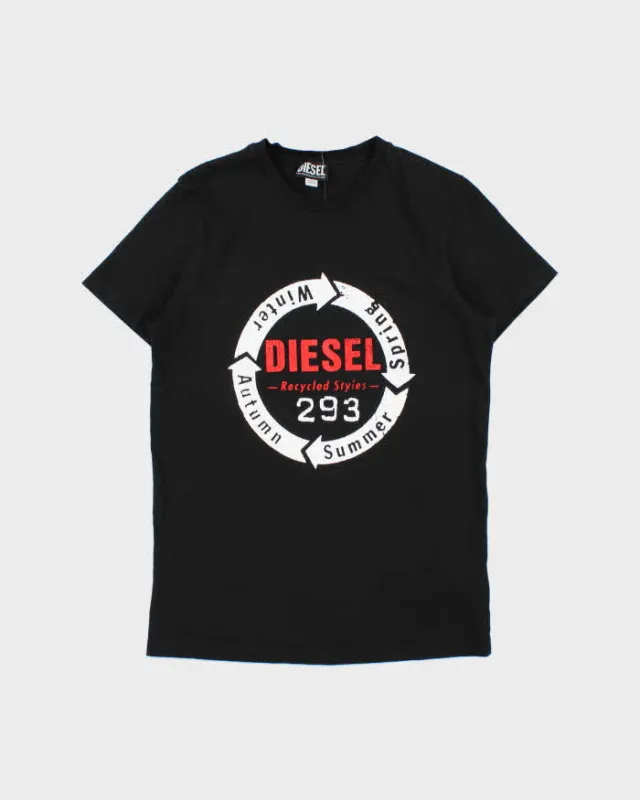 Vintage Diesel 293 Seasons Recycled Styles Crewneck T-Shirt - S made by Diesel