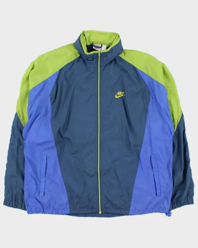 Vintage 1990s Nike Lightweight Soft Shell Hooded Windbreaker Jacket - XL made by Nike