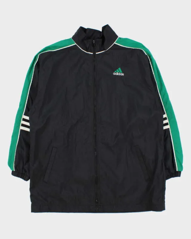 Vintage 1990s Adidas Classic Embroidered Shell Windbreaker Jacket - M made by Adidas