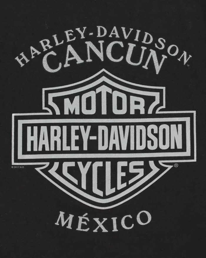 Vintage Harley Davidson Looney Crew Cancun Mexico Heavyweight Crewneck T-Shirt - L sold by Rokit product image thumbnail 4