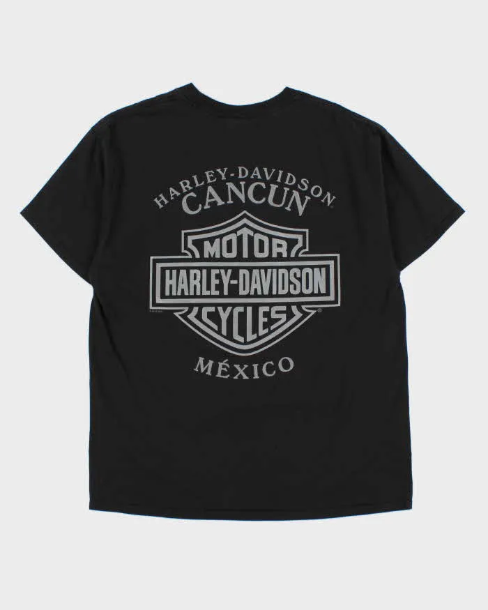 Vintage Harley Davidson Looney Crew Cancun Mexico Heavyweight Crewneck T-Shirt - L sold by Rokit product image thumbnail 2