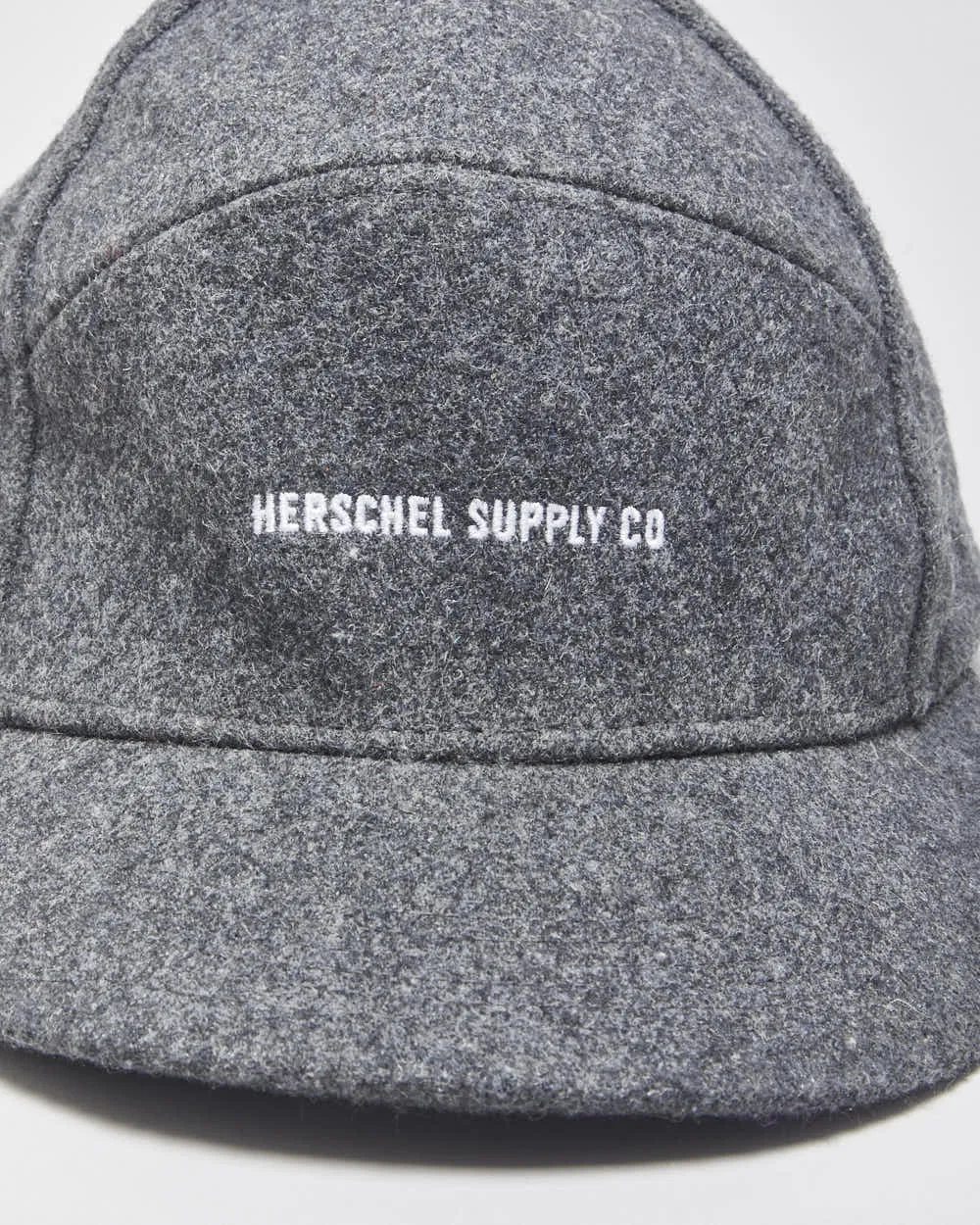 Vintage Herschel Supply Co Marl Grey Wool Blend Snapback Baseball Cap - OS sold by Rokit product image thumbnail 3